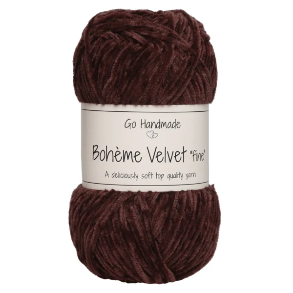 Go Handmade Bohème Velvet Fine 17602 Blomme