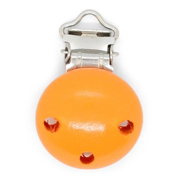 HobbyArts Seleclips Træ, Rund, 1 stk Orange