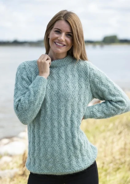 1751 Sweater ret- og vrangmønster