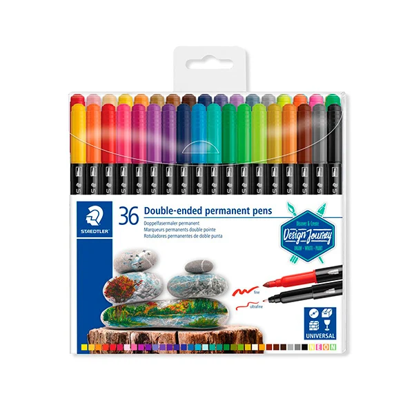 STAEDTLER Duotusser Permanente, 36 stk