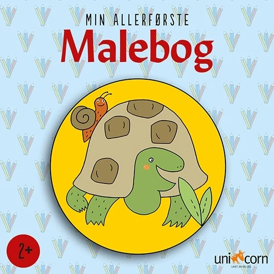 Mandalas min første malebog Skildpadde