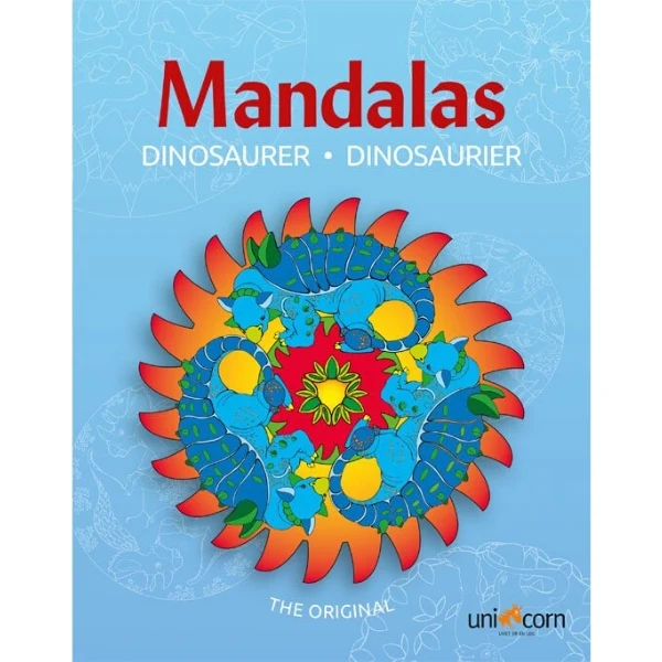 Mandalas med Dinosaurer