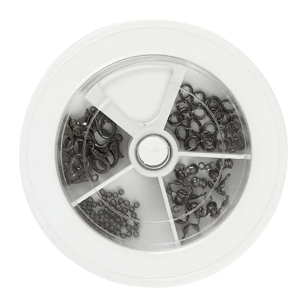 Startsæt med smykkewire, mørk grå metallic