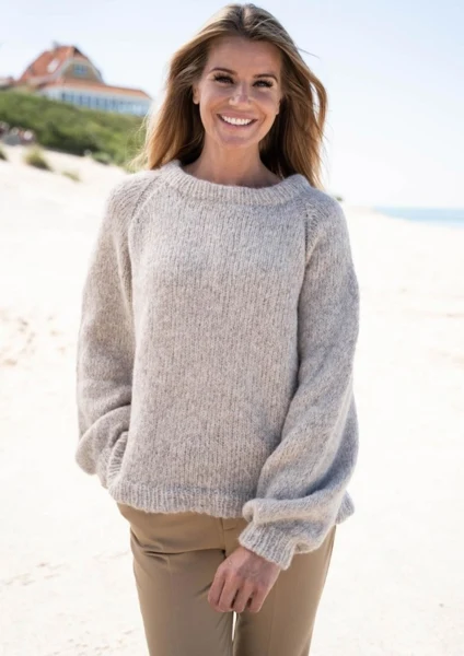 1819 Sweater med ballonærmer