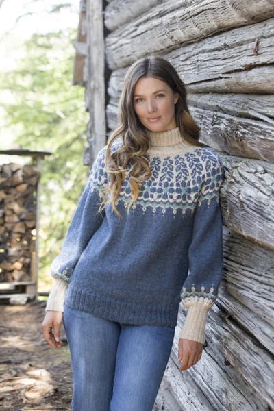 DG418-06 Isrose Genser Denim