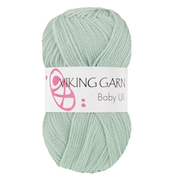 Viking Baby Ull 337 Lys mintgrøn