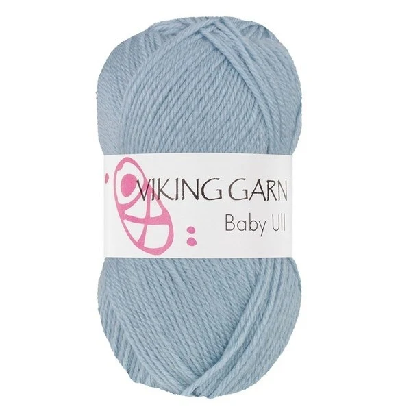 Viking Baby Ull 322 Gråblå