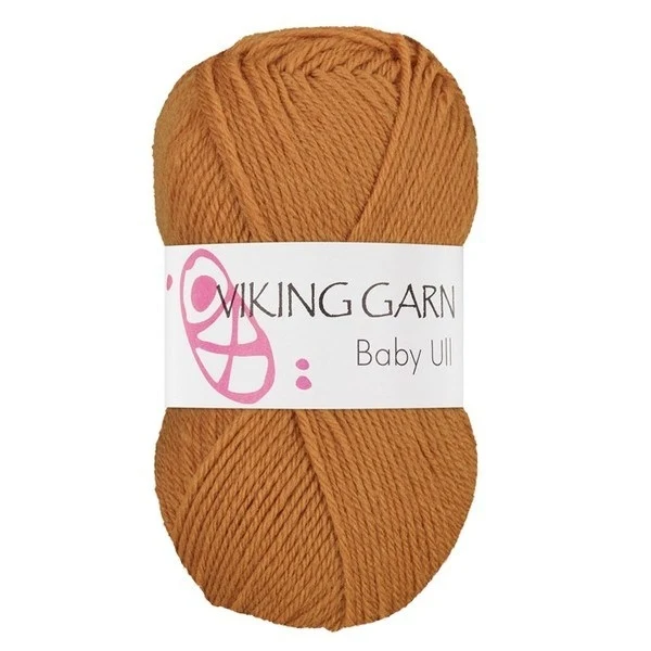Viking Baby Ull 375 Okkergul