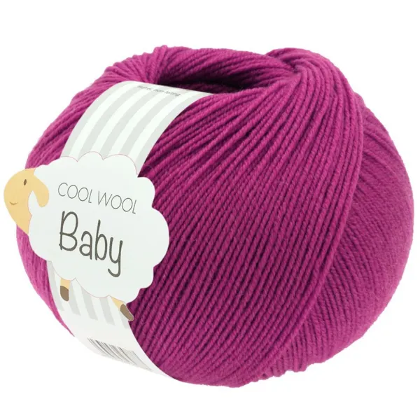 Lana Grossa Cool Wool Baby 340 Fuchsia