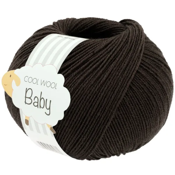 Lana Grossa Cool Wool Baby 339 Grafitgrå