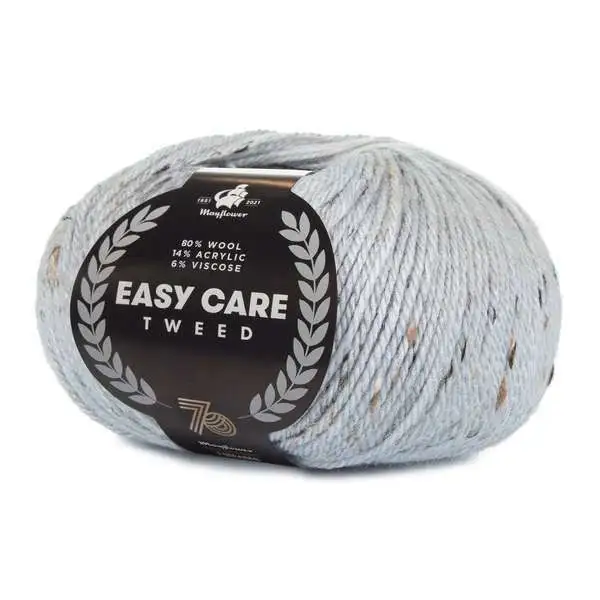 Mayflower Easy Care Tweed 404 Sølvgrå