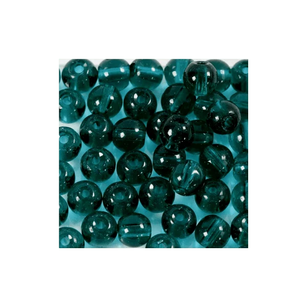 Glasperler 4mm, 45 stk