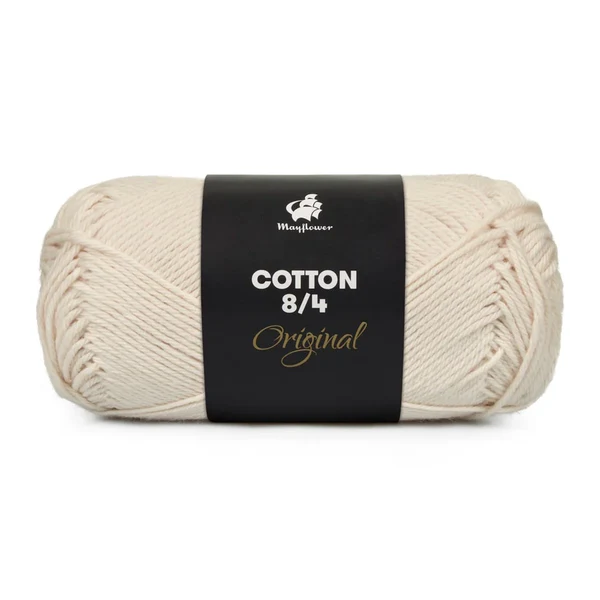 Mayflower Cotton 8/4 1401 Råhvid