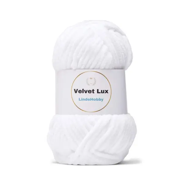 LindeHobby Velvet Lux 02 Hvid