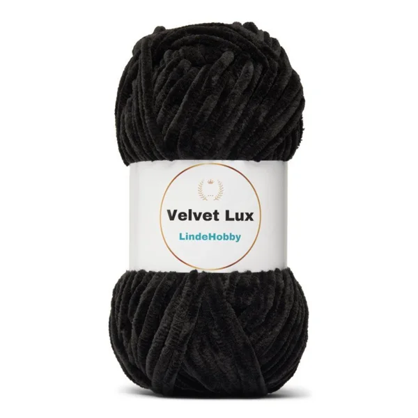 LindeHobby Velvet Lux 01 Sort