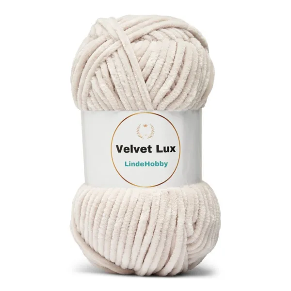 LindeHobby Velvet Lux 03 Lyse beige