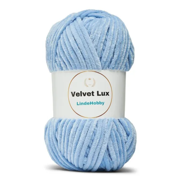LindeHobby Velvet Lux 23 Lyseblå