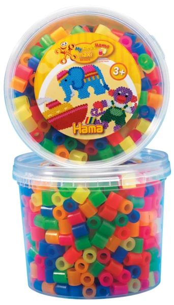 Hama Maxi Perler, 600 stk. - Mix 51