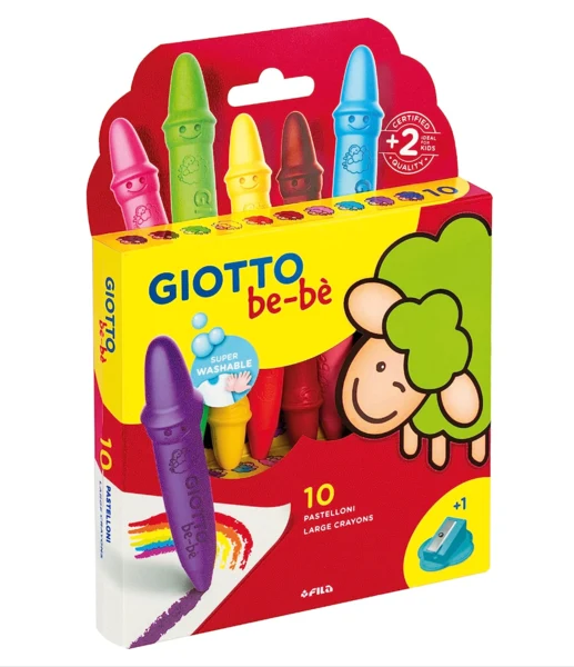 Giotto be-bé vokskridt 10 stk.