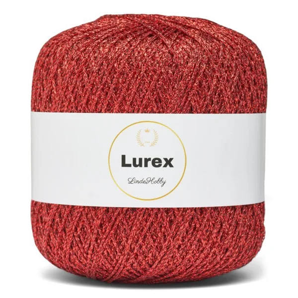 LindeHobby Lurex 08 Rød guld