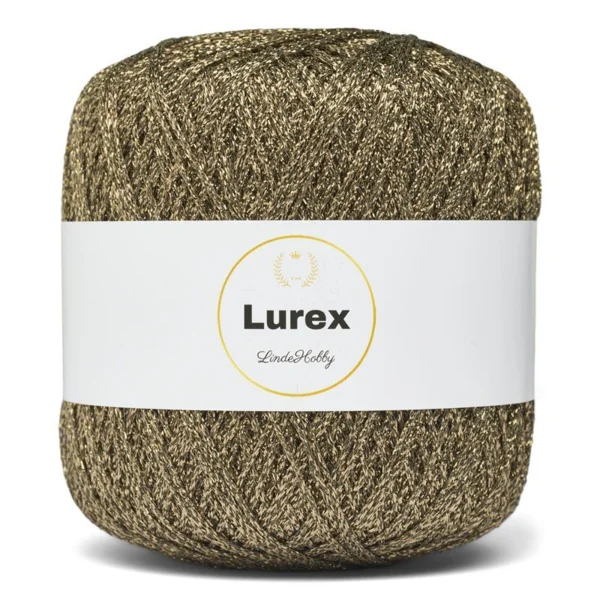 LindeHobby Lurex 06 Sort guld