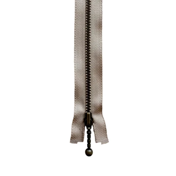 YKK Delbar Lynlås Antik Messing 6 mm 45 cm 572