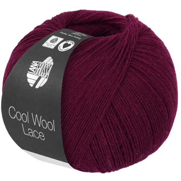 Lana Grossa Cool Wool Lace 60 Bordeaux