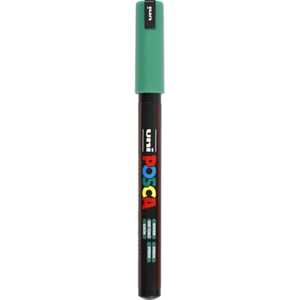 Posca Tusch, 0.7 mm, 1 stk. Grøn
