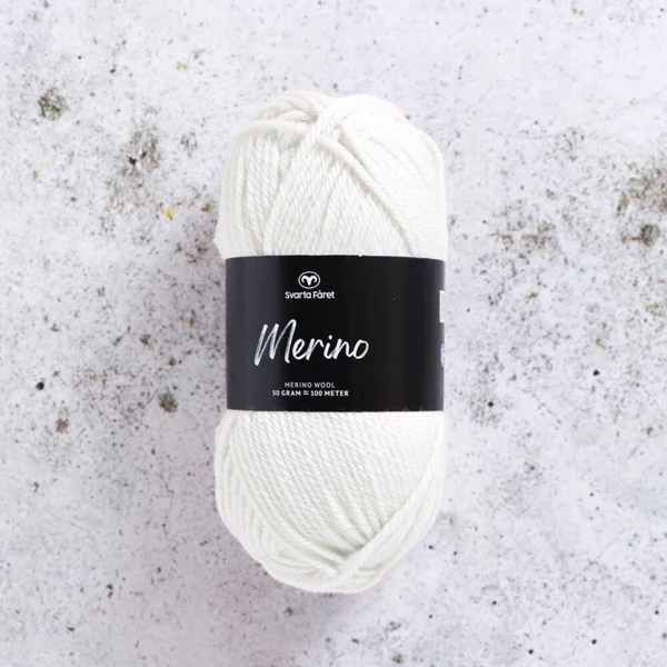 Svarta Fåret Merino 30 Snehvid