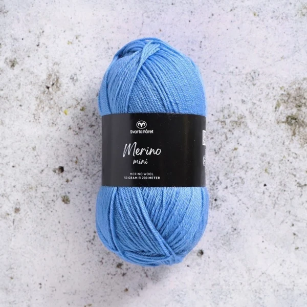 Svarta Fåret Merino Mini 11 Bølgeskvulp