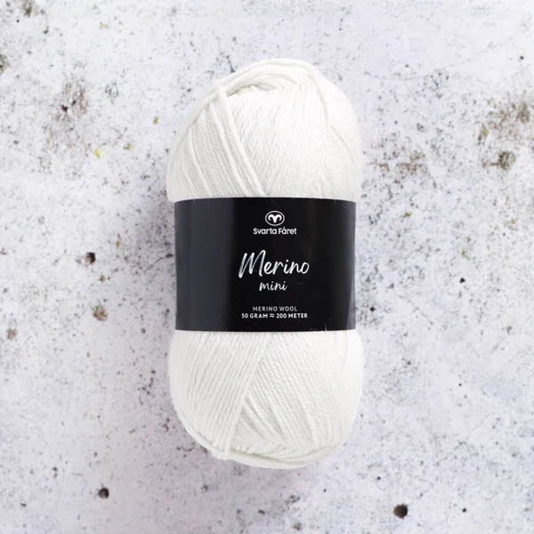 Svarta Fåret Merino 30 Snehvid