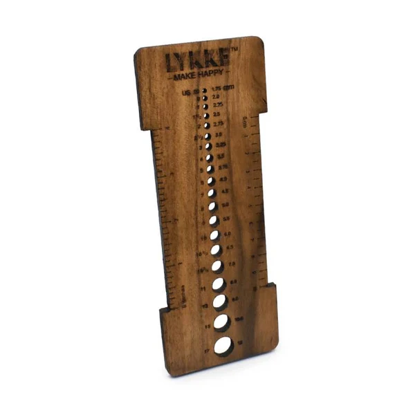 Lykke Pindemåler (1.75-12.00 mm) Acacia Wood