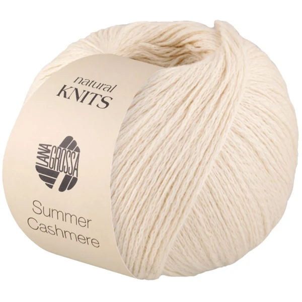 Lana Grossa Summer Cashmere 02 Creme