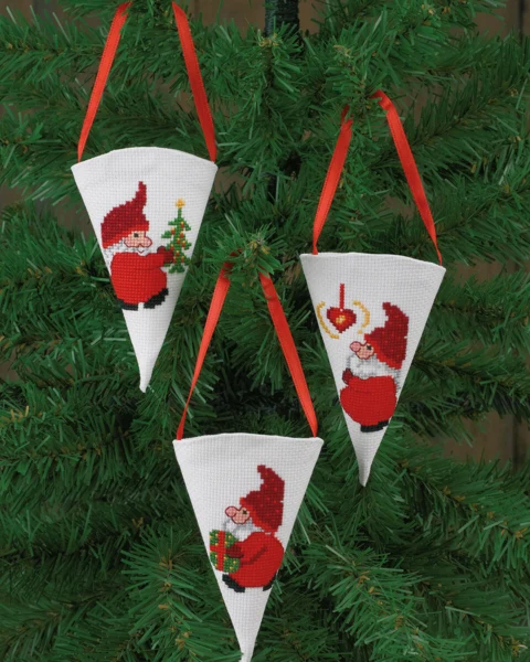 Broderikit Nisser x 3 7 x 10 cm