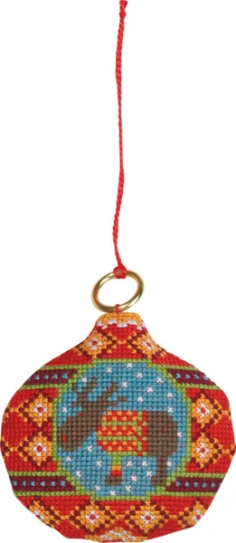 Broderikit Elg i kugle 8 Ø