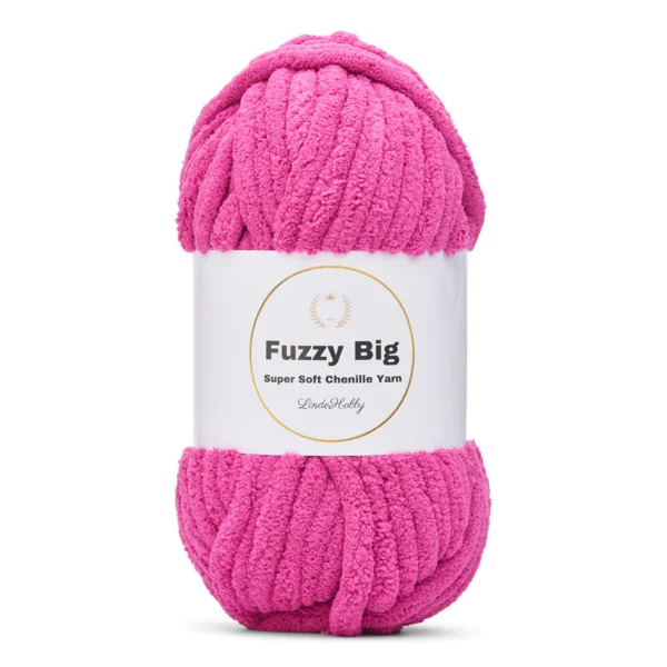 LindeHobby Fuzzy Chenille BIG 44 Lys fuchsia