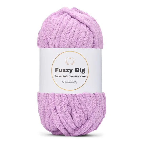 LindeHobby Fuzzy Chenille BIG 41 Lilla (lys)