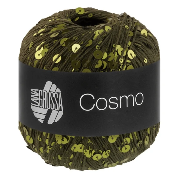 Lana Grossa Cosmo 22 Mørk oliven