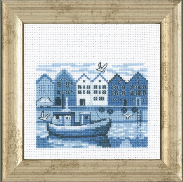 Broderikit Havnen R5995 12 x 12 cm