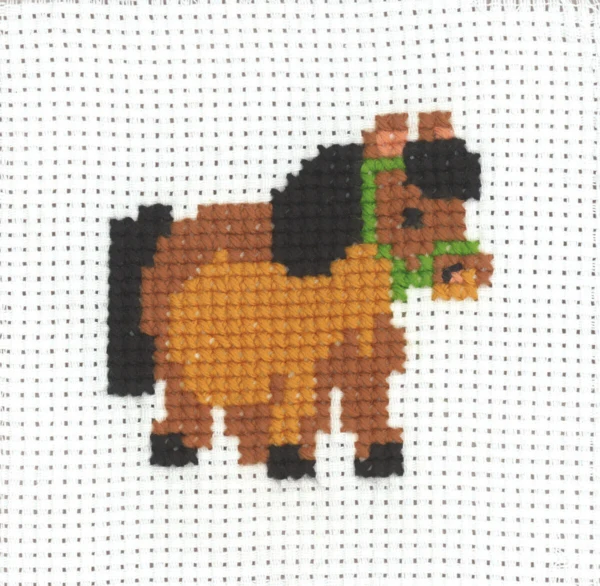 Broderikit MFK Hest 8 x 8 cm