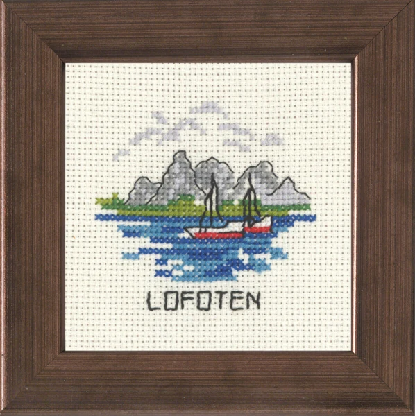 Broderikit Lofoten 10 x 10 cm R5370