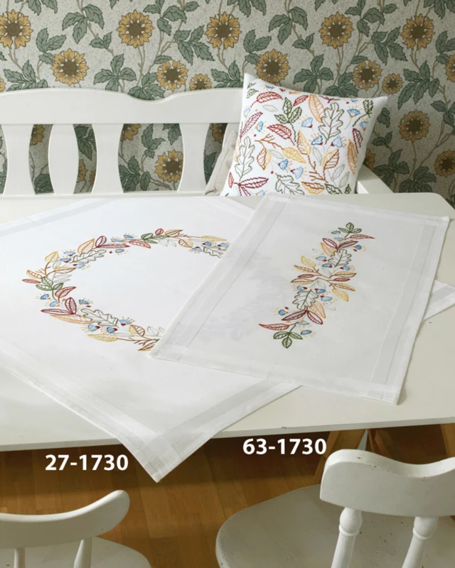 Broderikit Efterår 80 x 80 cm