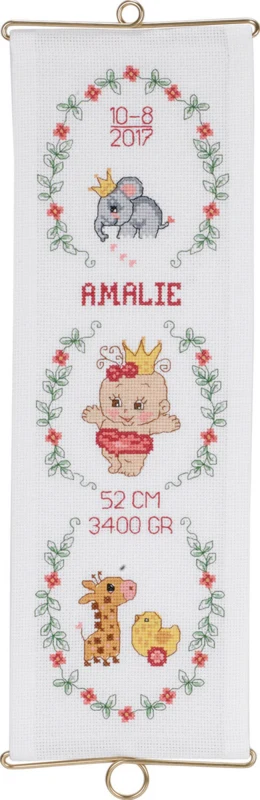 Broderikit Amalie m/5188/14 14 x 42 cm