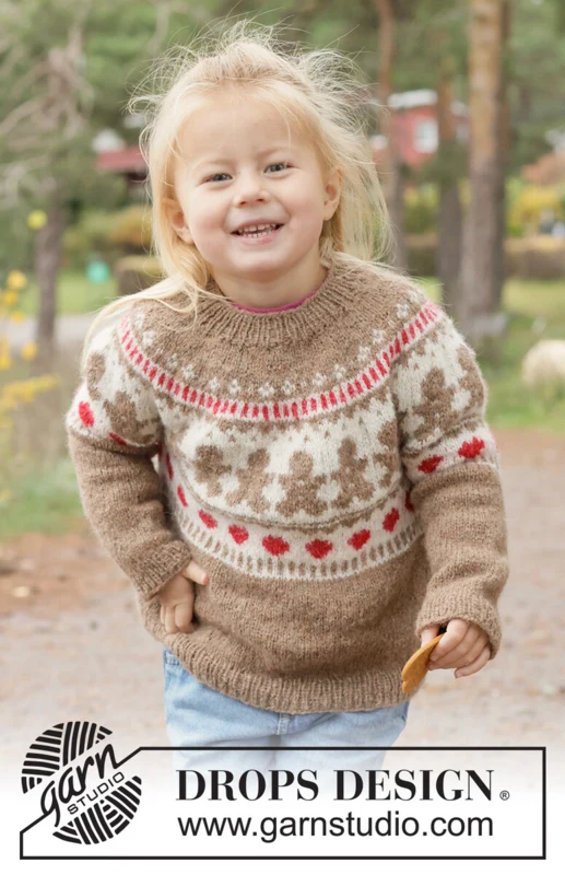 50-2 Cookie Parade Sweater by DROPS Design