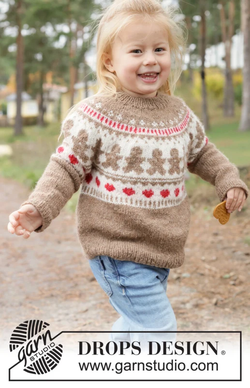 50-2 Cookie Parade Sweater by DROPS Design