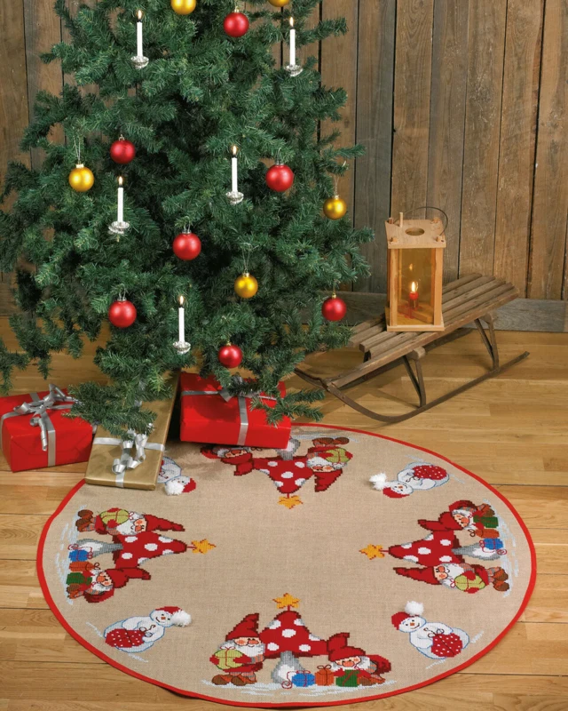 Broderikit Paddehat og nisser Ø 116 cm