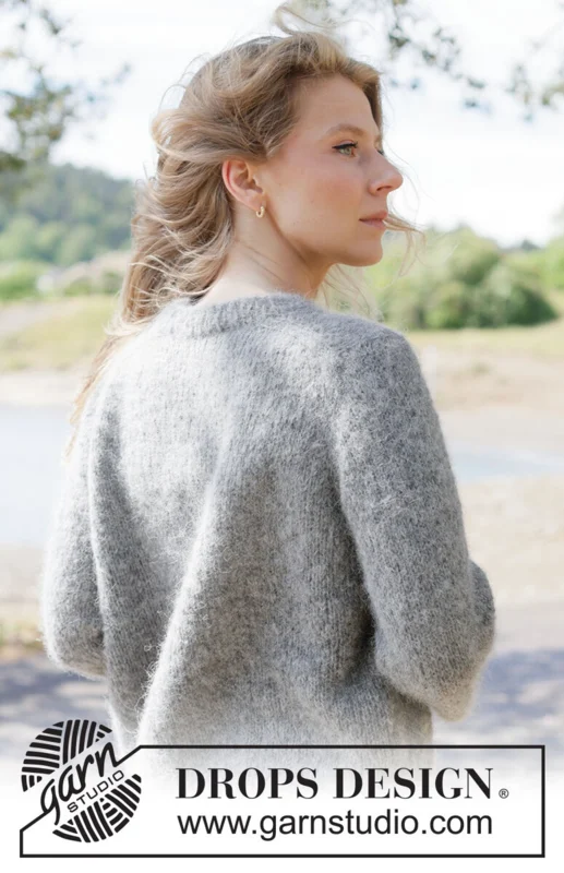 263-32 Cloud Drift Cardigan by DROPS Design