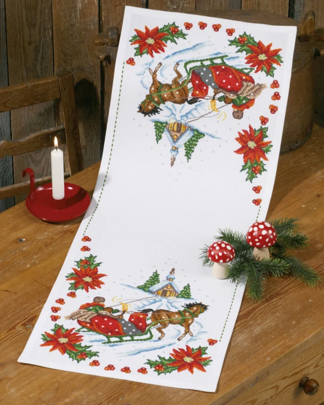 Broderikit Kirke og kane 34 x 89 cm