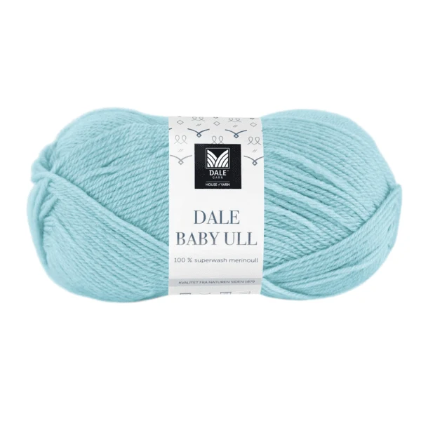 Dale Baby Ull 8546 Karibisk blå