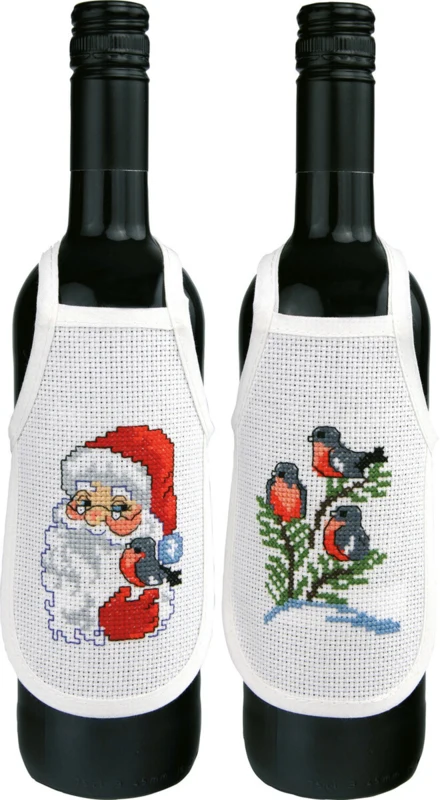 Broderikit Nisse & Dompap 2 pk 10 x 15 cm